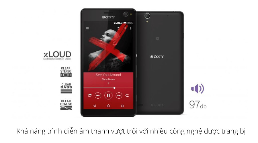 <p>Trải nghiệm &acirc;m thanh hấp dẫn, kh&ocirc;ng lo bị r&egrave; khi mở mức &acirc;m lượng lớn với c&ocirc;ng nghệ ClearAudio+ của Sony.</p>