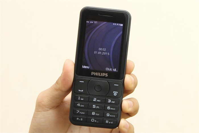 Điện thoại Philips E180 Màu Đen
