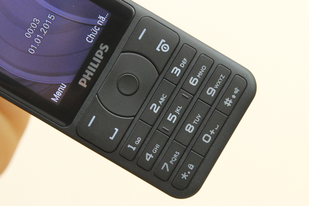 Điện thoại Philips E180 Màu Đen