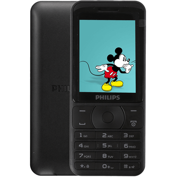 Điện thoại Philips E180 Màu Đen