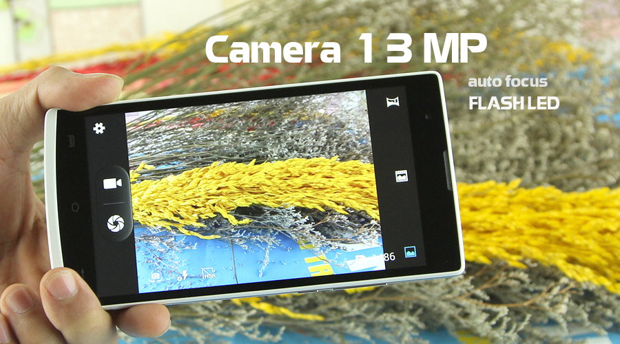 <p>Trang bị 2 Camera, với camera sau đến 13MP gi&uacute;p bạn lưu giữ những khoảng khắc đ&aacute;ng nhớ mọi l&uacute;c mọi nơi. Camera trước 3MP, giờ đ&acirc;y việc selfie thật dễ d&agrave;ng hơn bao giờ hết.</p>