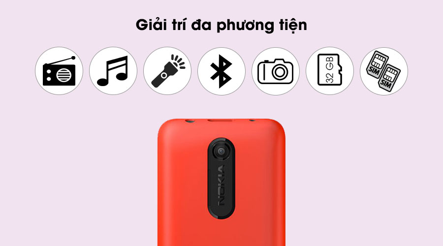 Điện thoại Nokia 108 (Không kèm thẻ nhớ)
