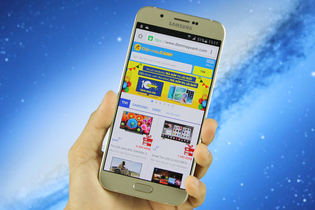 Điện thoại Samsung Galaxy A8