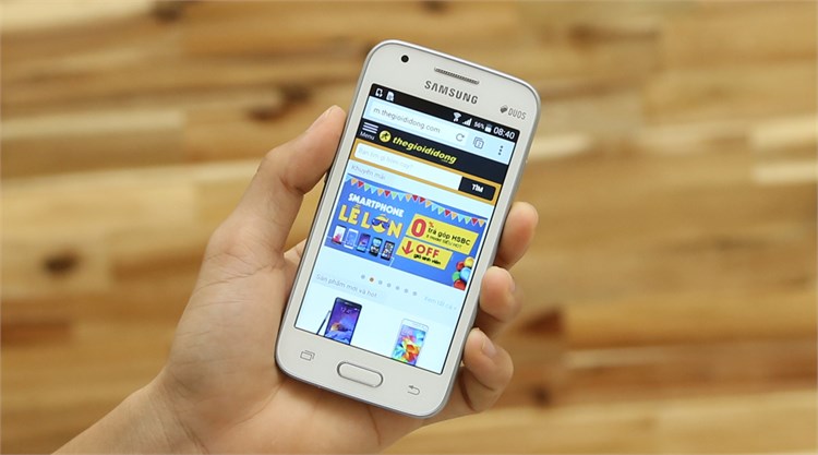 Điện thoại Samsung Galaxy V plus Màu Trắng