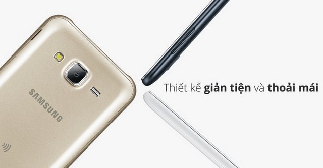 Thiết kế điện thoại Samsung Galaxy J7