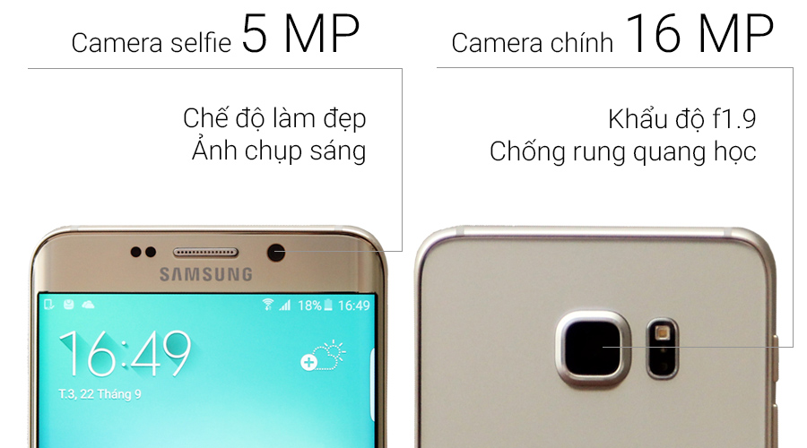 Điện thoại Samsung Galaxy S6 Edge Plus