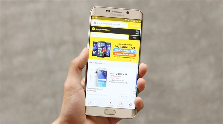 Điện thoại Samsung Galaxy S6 Edge Plus