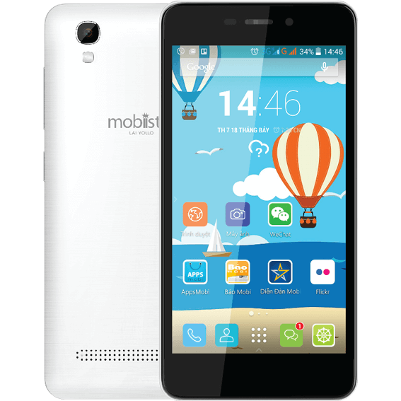Điện thoại Mobiistar Lai Yollo Màu Trắng