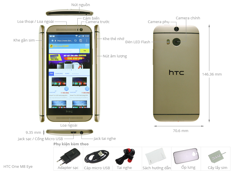 HTC One M8 Eye