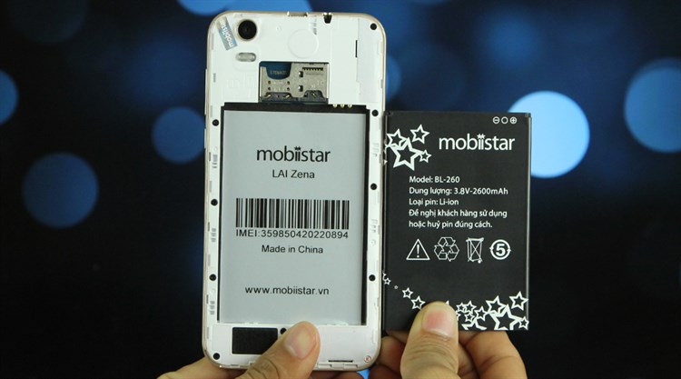 Điện thoại Mobiistar Zena Màu Trắng
