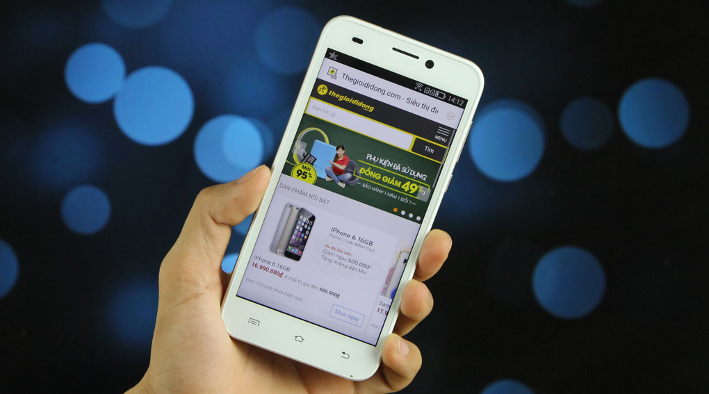 Điện thoại Mobiistar Zena Màu Trắng
