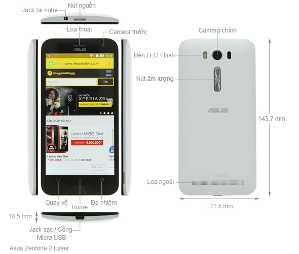 Asus Zenfone 2 Laser