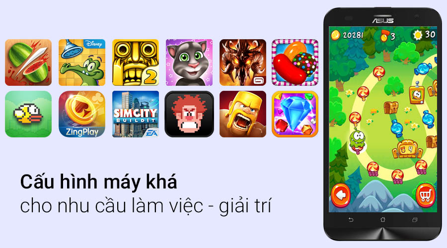 Điện thoại Asus Zenfone 2 Laser