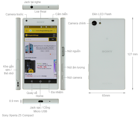 Sony Xperia Z5 Compact