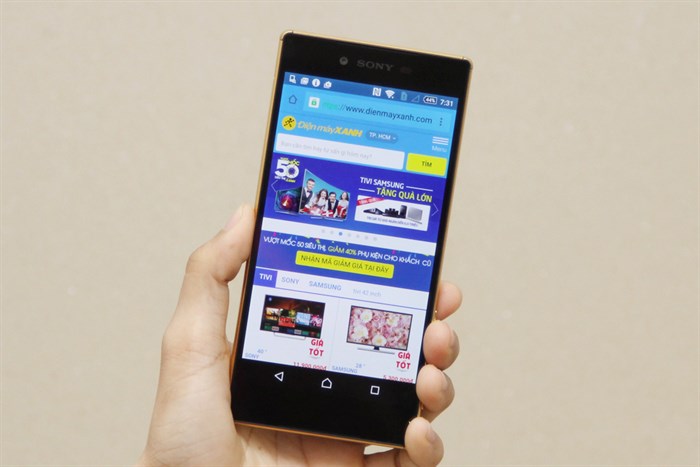 Điện thoại Sony Xperia Z5 Premium Dual Màu Vàng đồng