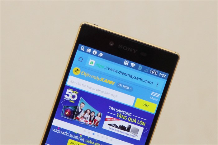 Điện thoại Sony Xperia Z5 Premium Dual Màu Vàng đồng