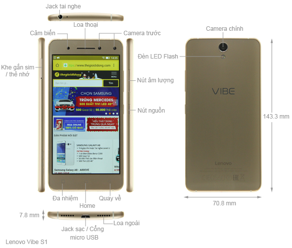 Lenovo Vibe S1