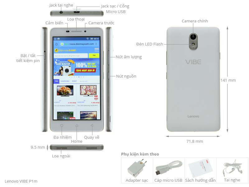 Lenovo VIBE P1m