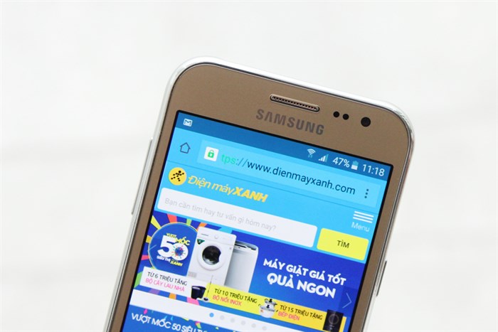Điện thoại Samsung Galaxy J2 Màu Vàng đồng