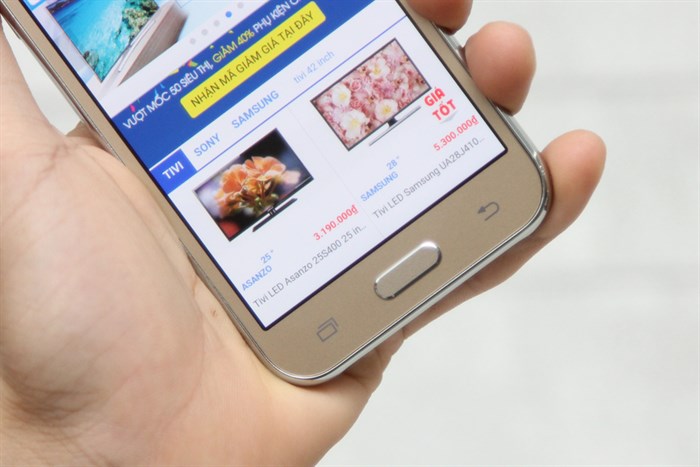 Điện thoại Samsung Galaxy J2 Màu Vàng đồng