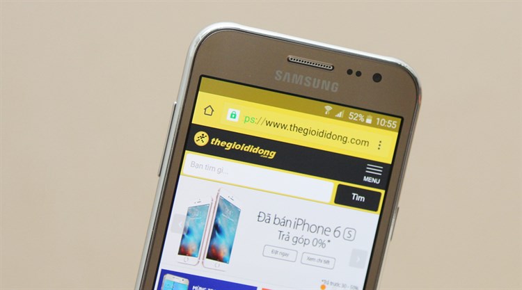 Điện thoại Samsung Galaxy J2 Màu Vàng đồng