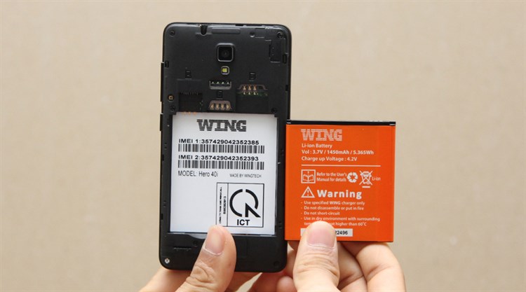 Điện thoại Wing Hero 40i