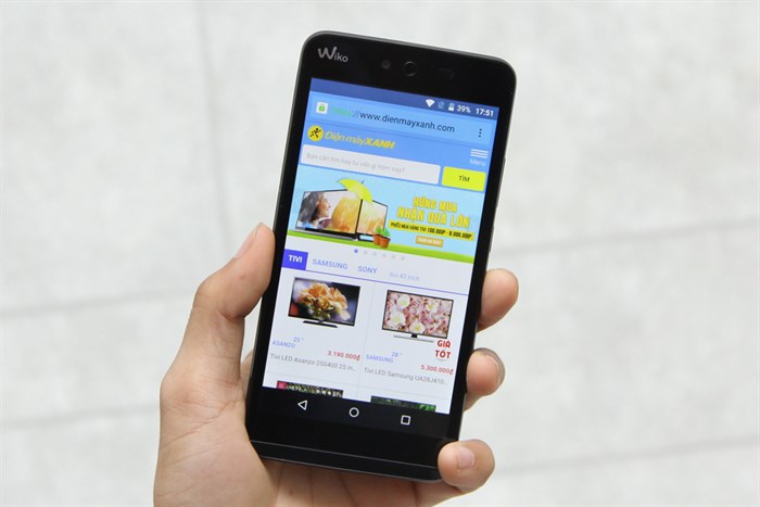 Điện thoại Wiko Rainbow Jam Màu Đen