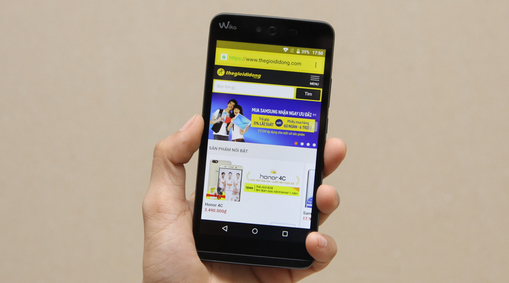 Điện thoại Wiko Rainbow Jam