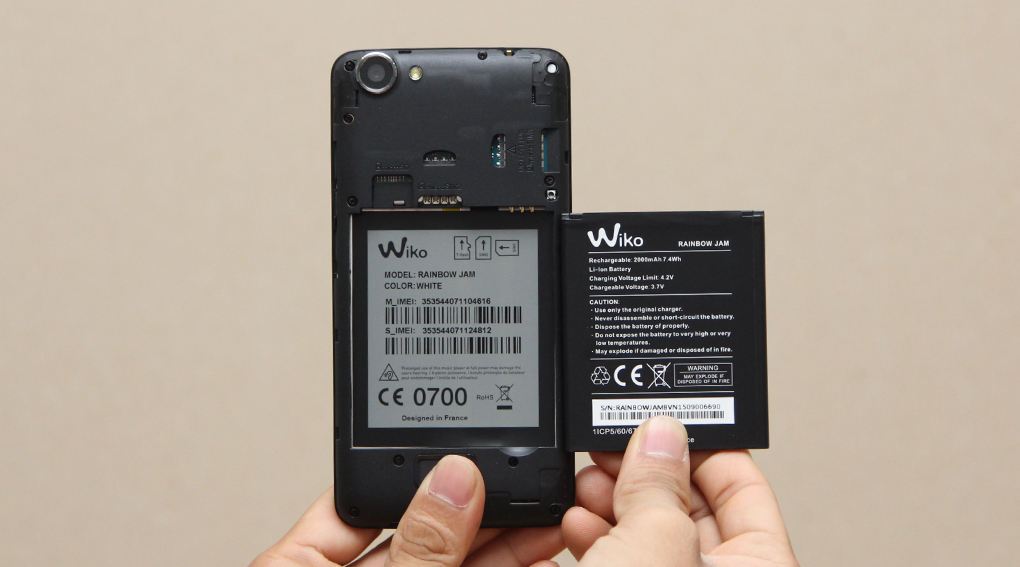 Điện thoại Wiko Rainbow Jam