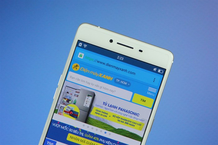 Điện thoại OPPO R7s Màu Vàng đồng