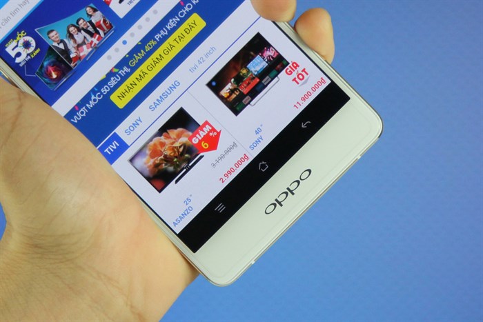 Điện thoại OPPO R7s Màu Vàng đồng