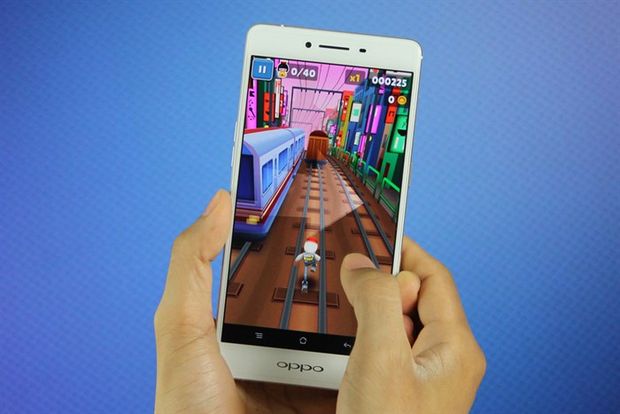 Điện thoại OPPO R7s Màu Vàng đồng