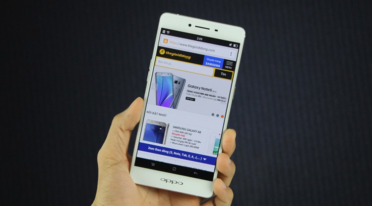 Điện thoại OPPO R7s Màu Vàng đồng