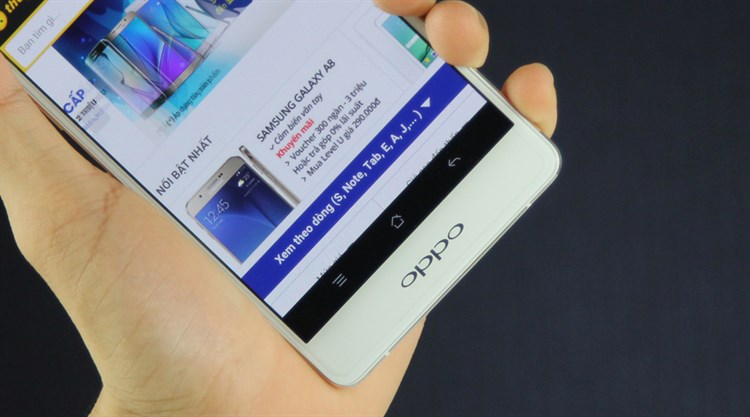 Điện thoại OPPO R7s Màu Vàng đồng