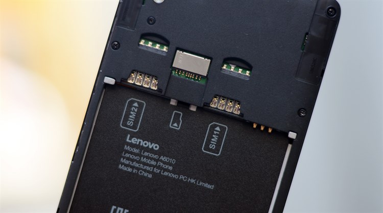 Điện thoại Lenovo A6010 Màu Đen