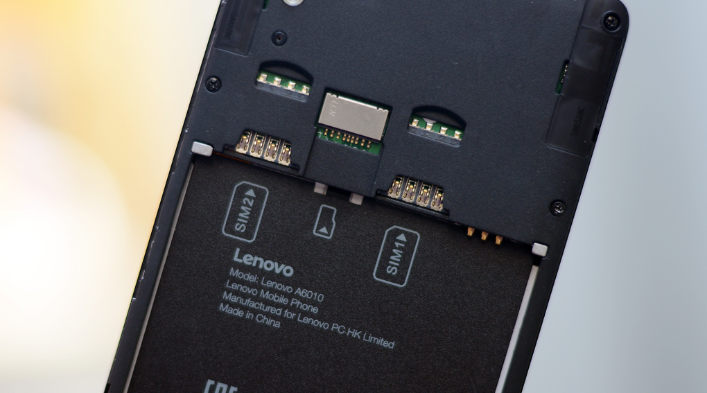 Điện thoại Lenovo A6010 Màu Đen