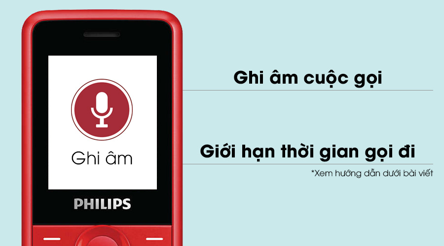 Điện thoại Philips E103