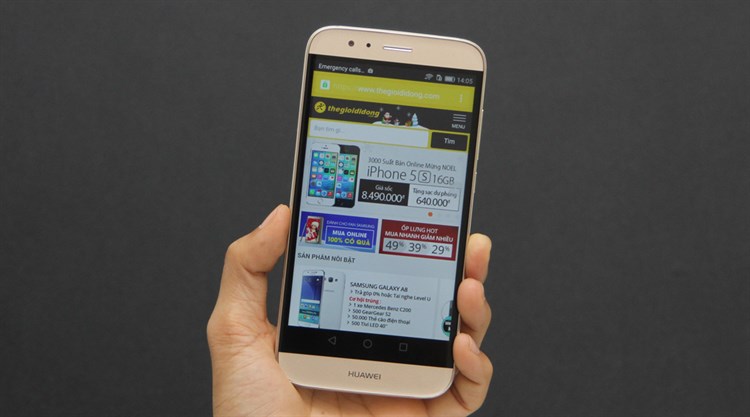 Điện thoại Huawei G7 Plus Màu Vàng đồng