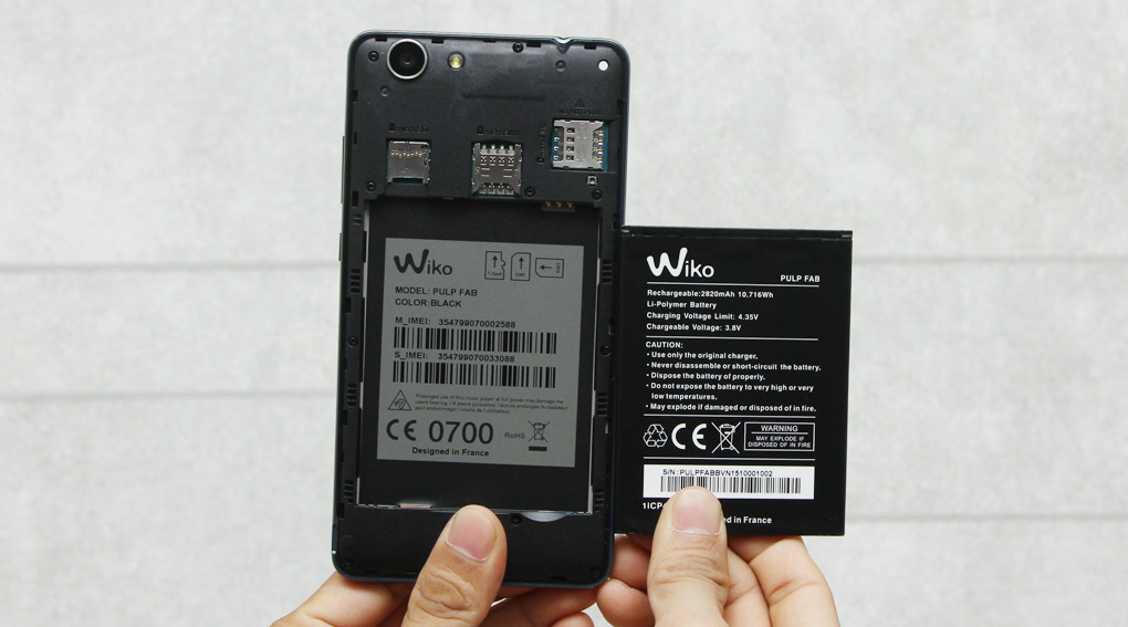 Điện thoại Wiko Pulp Fab