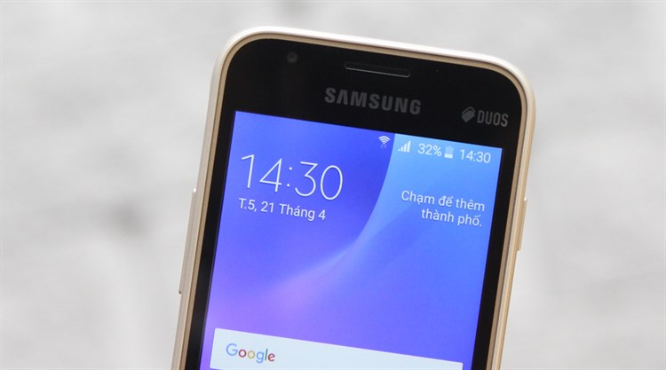 Điện thoại Samsung Galaxy J1 mini Màu Vàng đồng