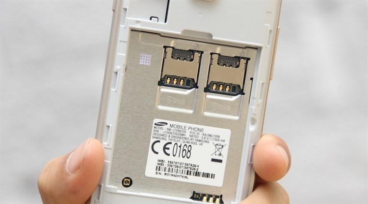 Điện thoại Samsung Galaxy J1 mini Màu Vàng đồng