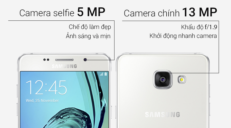 Điện thoại Samsung Galaxy A3 2016