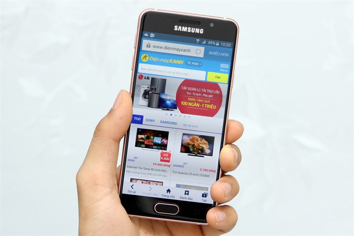 Điện thoại Samsung Galaxy A3 2016 Màu Hồng