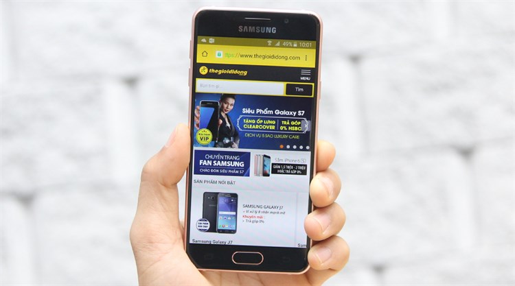 Điện thoại Samsung Galaxy A3 2016 Màu Hồng