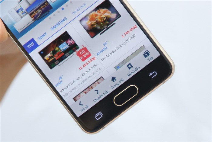 Điện thoại Samsung Galaxy A3 2016 Màu Vàng đồng