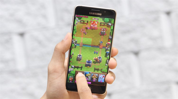 Điện thoại Samsung Galaxy A3 2016 Màu Vàng đồng