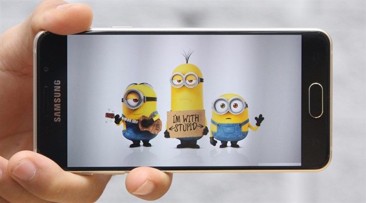 Điện thoại Samsung Galaxy A3 2016 Màu Vàng đồng