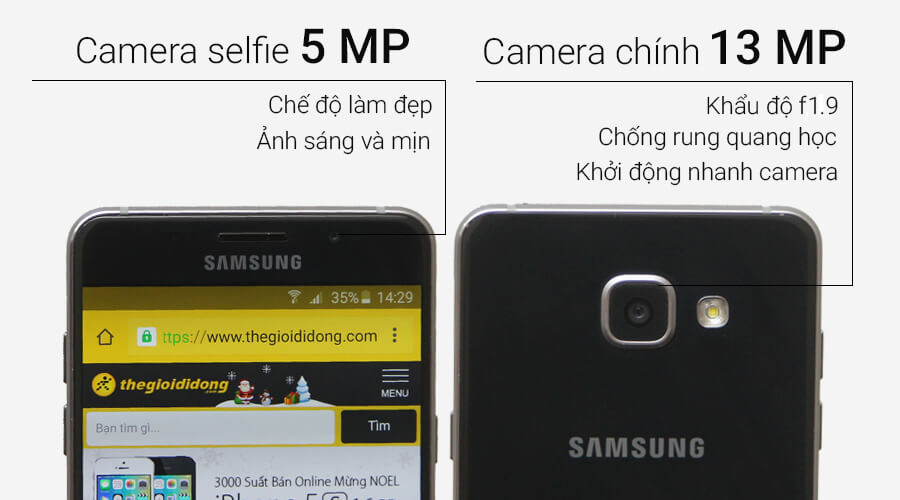 Điện thoại Samsung Galaxy A5 2016