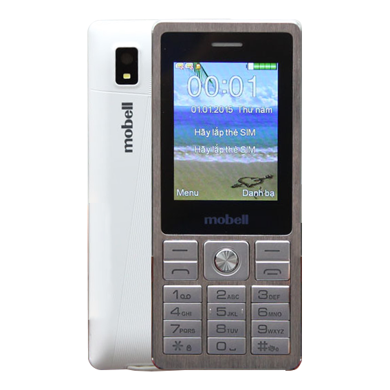 Điện thoại Mobell Tank 2 Màu Trắng