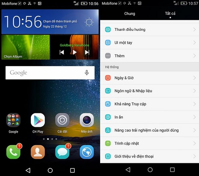 Máy được cài sẵn hệ điều hành Android 5.0 với giao diện bắt mắt Máy được cài sẵn hệ điều hành Android 5.0 với giao diện bắt mắt